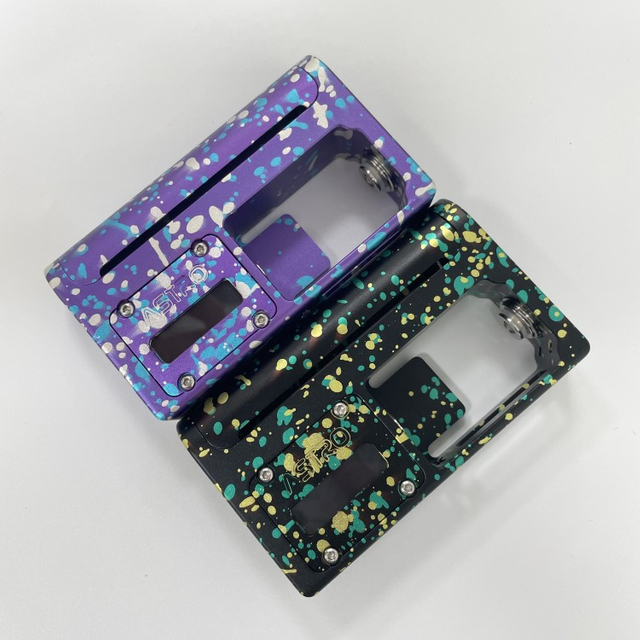  Astro DNA 60W Boro Mod Purple Inkjet / Black Inkjet 알루미늄 합금, VW 1 ~ 60W, 1 x 18650, Evolv DNA60 칩셋, 1 : 1 