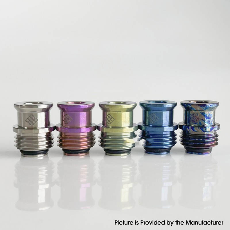 Nie normaler Warp -Nuss -Drop -Tropftipp für BB / Billet / Boro AIO Box Mod Titanium