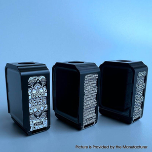 S-ProRo Style Boro Tank for SXK BB / Billet AIO Box Mod Kit - Diamond + Frost, Aluminum + Acrylic