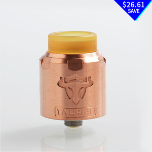 Authentic ThunderHead Creations THC Tauren RDA Rebuildable Dripping Atomizer w/ BF Pin - Copper, Copper, 24mm Diameter