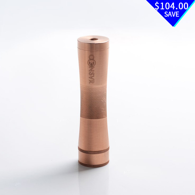 agiouse agevr agevr Vape ميكانيكي Mod - النحاس ، النحاس ، 1 × 18650
