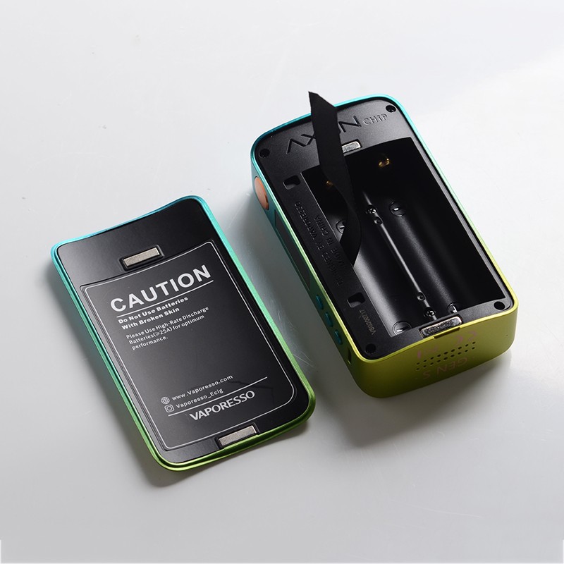 Authentic Vaporesso Gen S 220W TC VW Box Mod Vape Starter Kit w/ NRG-S Tank Atomizer , 5~220W, 2 x 18650, AXON Chip