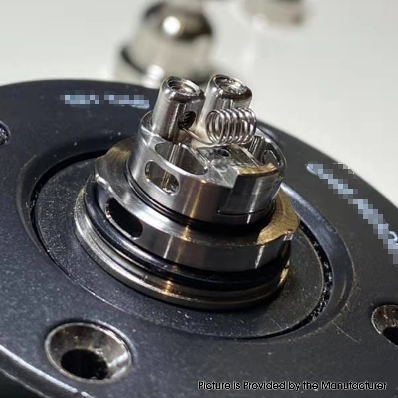 Ulton Skyline R Style RTA 22mm RTA 3,2 ml W / 4 AirDisks (MTL) Silver, 1,0 mm / 1,5 x 3 mm, diametro di 22 mm
