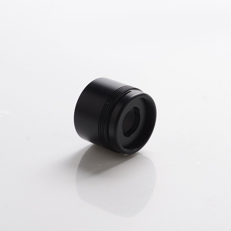 SXK Style Replacement Top Cap with Drip Tip for 5A's Basic V2 Style RDA - Black, POM, 22mm Diameter