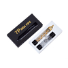 Twisty Glass Blunt Nuovo tubo bocchino piatto Herb Dry Herb Vape-Black