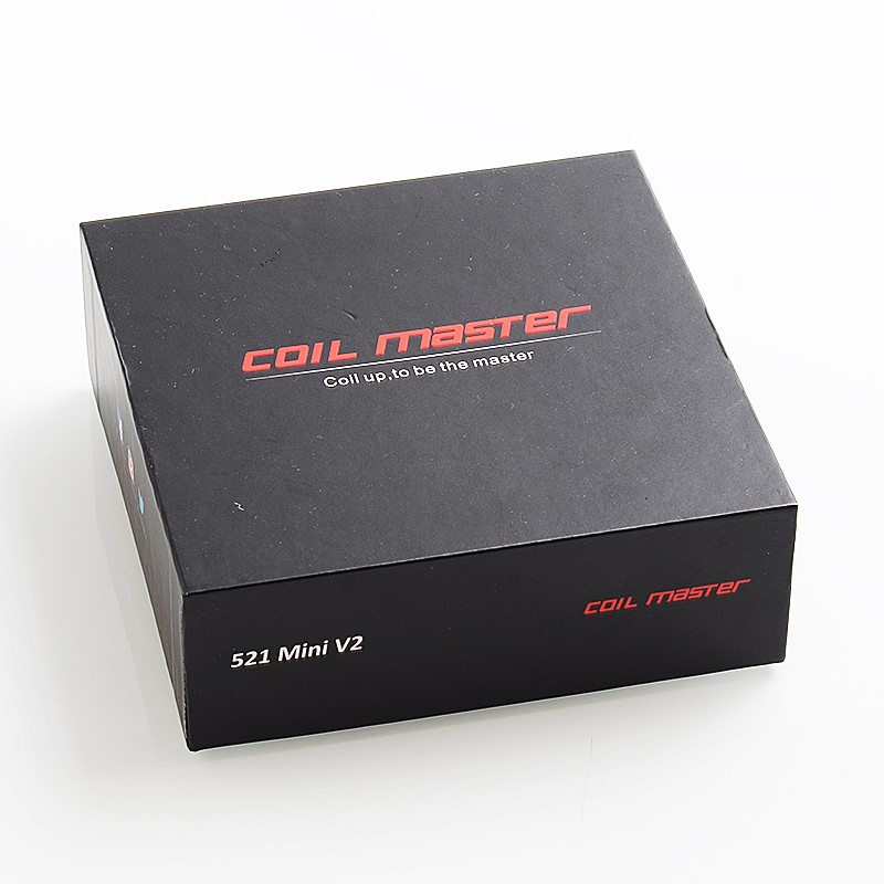 Authentic Coil Master 521 Mini V2 Tab Resistance Tester Ohm Meter Coil Rebuilding Deck -0.05〜9.9ohm、1 x 18650