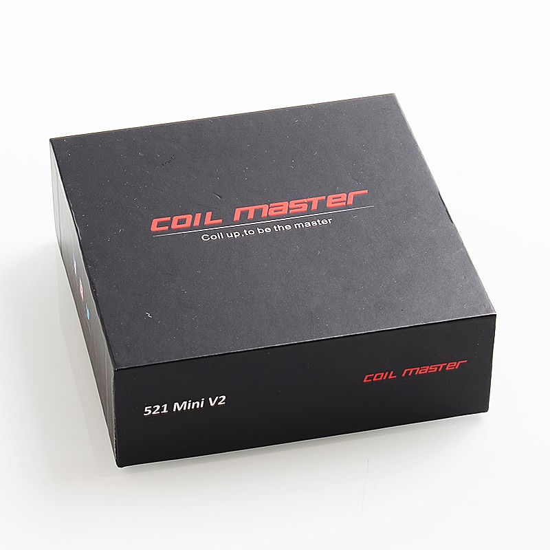 Authentic Coil Master 521 Mini V2 Tab Resistance Tester Ohm Meter Coil Rebuilding Deck - 0.05~9.9ohm, 1 x 18650