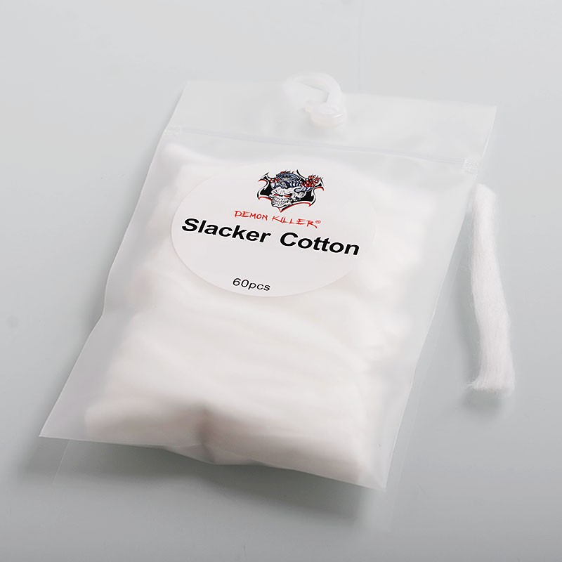 Authentic Demon Killer Slacker Cotton for Coil Wicking - 60 PCS