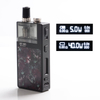 本物の失われたvape Q Ultra AIO 40W 1600MAH VW PODシステムMTL / DL Vape Starter Kit -Nebula Purple、0.6OHM、4ML、5〜40W