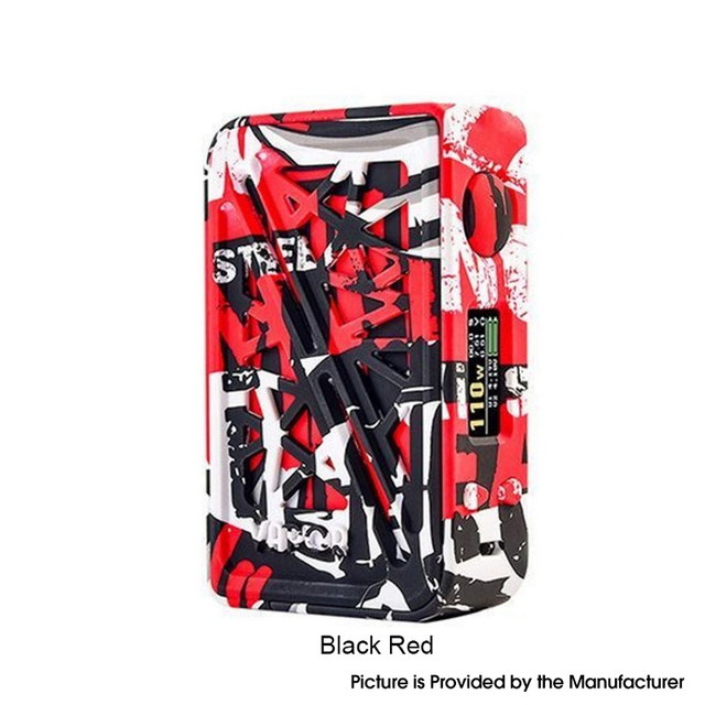 Autentico subverter a vapore Storm 200w TC VW Wattage Vape Box Mod - Black Red, ABS + Acciaio inossidabile, 5 ~ 200W, 2 x 18650