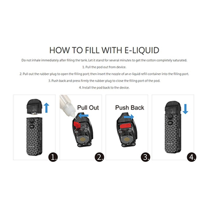 Authentic SMOK Nord 4 Replacement Nord RPM 2 Empty Pod Cartridge for RPM 2 Series Coils 4.5ml