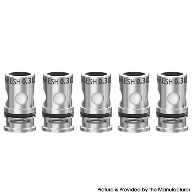 TMD 보로 / 도트 탱크 용 정통 BP 모드 교체 TMD 메쉬 코일 헤드 -0.3 / 0.8OHM, DL vaping (5 PCS)