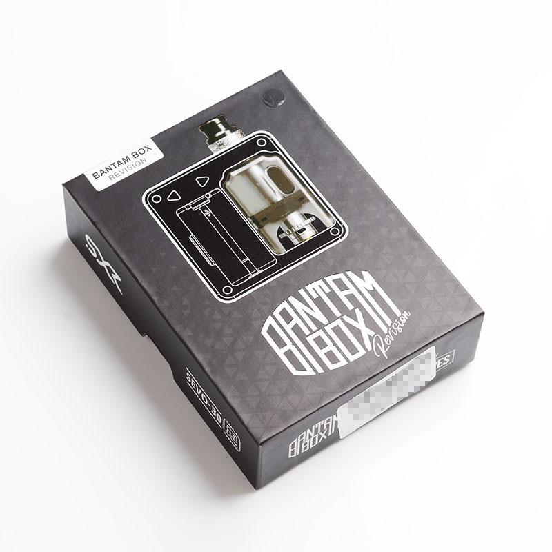 Authentic SXK Bantam Revision 30W VW Переменная мощность Vape Box Mod Комплект с батареей 18350 - черный, 5 ~ 30 Вт, 1 x 18350, sevo -30