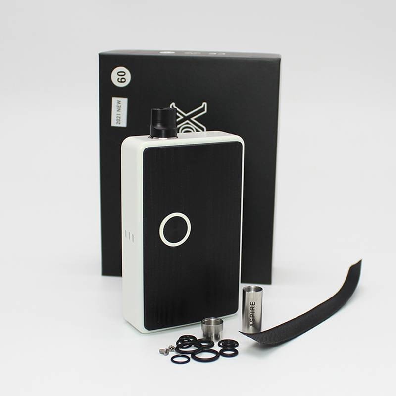 SXK BB 60W All-in-One VW Box Mod Vape Kit w/ USB Port White Aluminum Alloy1 x 18650 Evolv DNA 60 (2022 Logo)