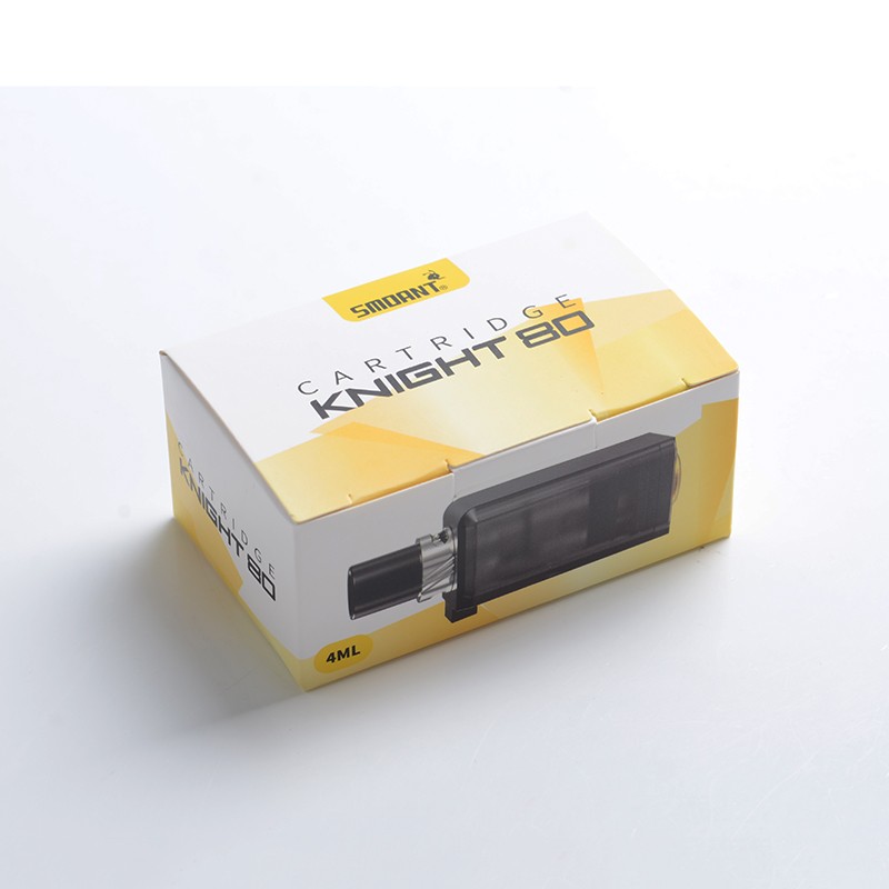 SMOANT AUTENTIK 80 TC VW MOD RBA POD SYSTEM KIT PENGGANTIAN POD POD CARTRIDGE W/ 0.3OHM & 0.4OHM MESH COILS - Hitam, 4ML
