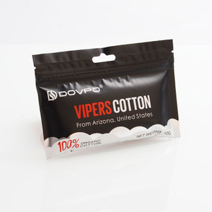 Authentic Dovpo Vipers Premium Organic Cotton for RBA / RDA / RTA / RDTA Atomizer - White