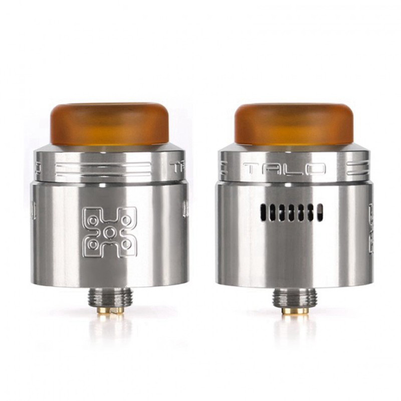 Authentic GeekVape TALO X RDA Rebuildable Dripping Vape Atomizer w/ BF Pin, Stainless Steel, 24mm Diameter