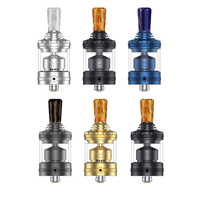 Authentic Hellvape Dead Rabbit Mtl RTA Atomizer 4ml ، pin 0.8 / 1.2 / 1.4 / 1.6mm ، 23mm