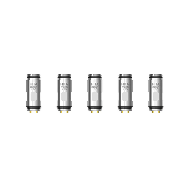Kit hita 30W ASVAPE / KIT HITA Kit inchiostro Sostituzione Coil Head - argento, 1,2ohm (5 pezzi)