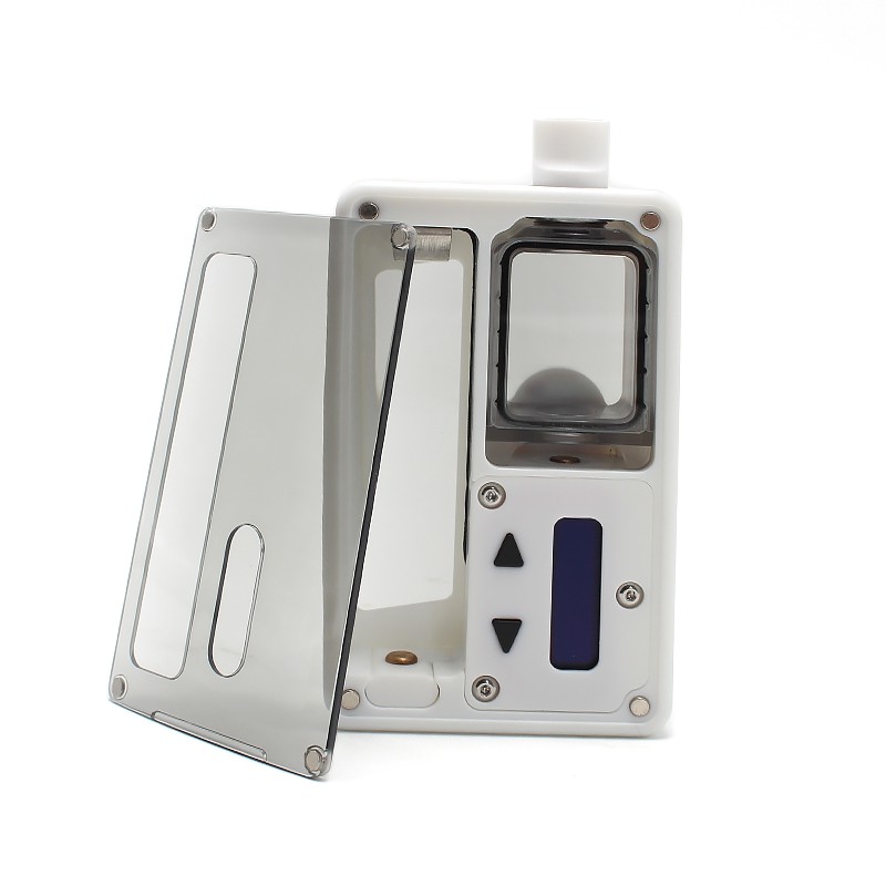 SXK BB 60W All-in-One VW Box Mod Vape Kit w/ USB Port Champagne Silver 1 x 18650, Evolv DNA 60 with 2022 logo