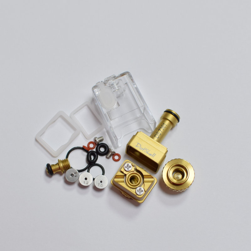 Dotshell Rebuildable Tank RBA w/ 3 MTL Pin for dotAIO Portable AIO Pod System Vape Kit 1.0mm + 1.2mm + 1.5mm