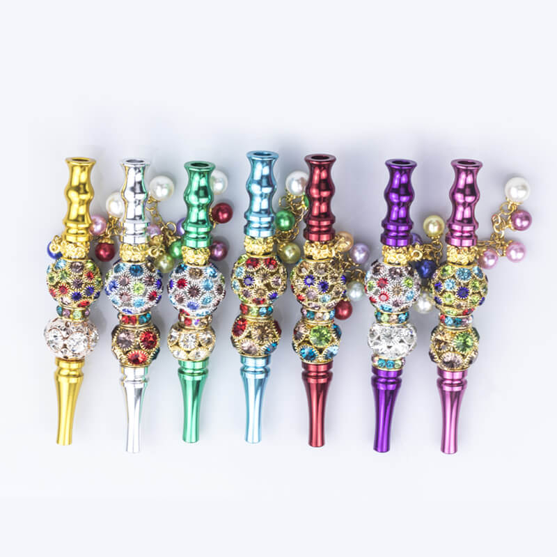 HW Hookah Tips Metal Rhinestone Nozzle Diamond Hookah Accessories