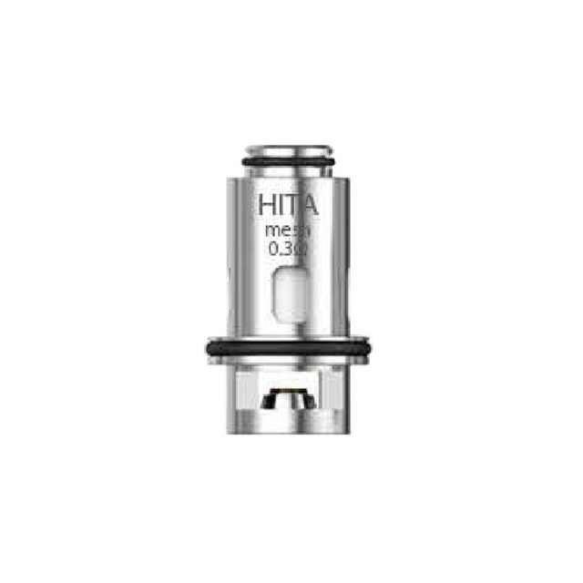 Autentico Asvape Hita Mech Mod RBA Pod Vape Kit / Hita Ink Kit Sostituzione DTL Mesh Coil Head - Silver, 0,3ohm (5 PC)