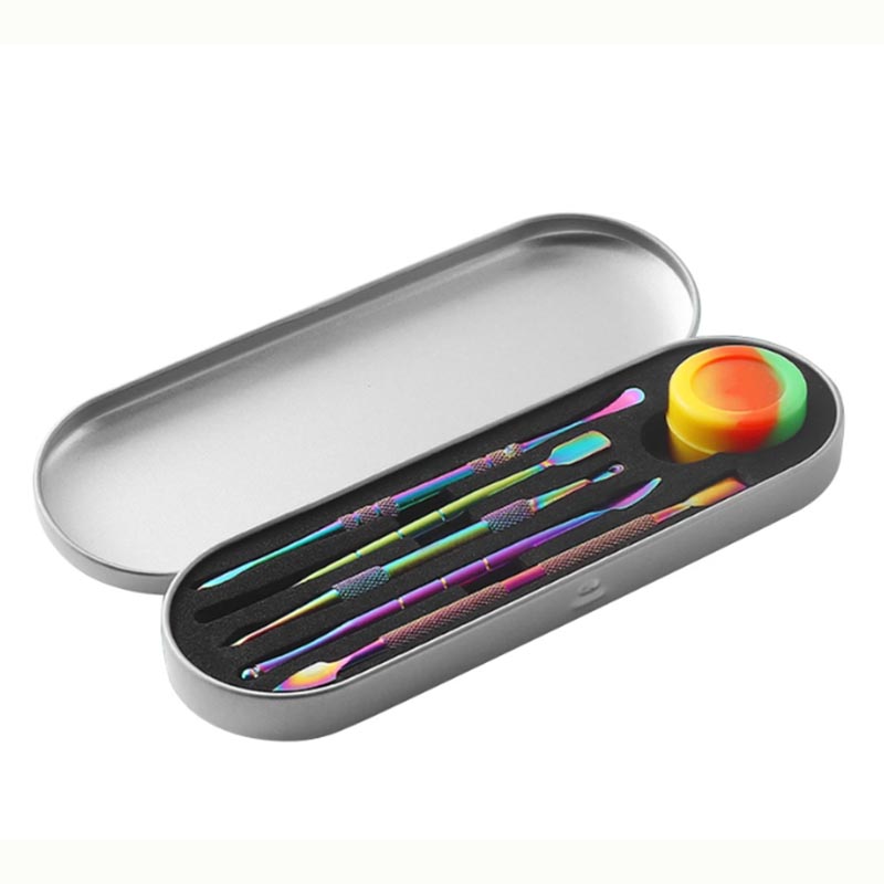 Set di strumenti per cera e intaglio in acciaio inossidabile a 6 pezzi-kit di taglio, tubo e scultura multiuso con accessori in silicone