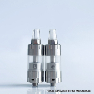 Rekavape by -ka l estilo mtl RTA atomizador - plata, 3ml, 1.2, 1.4, 1.7 mm, 19 mm de diámetro