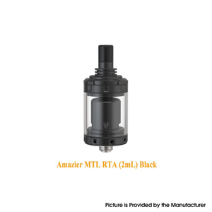 Authentic Ambition Mods Amazier MTL RTA Rebuildable Tank Vape Atomizer 316SS + Glass, 2.0ml/4.0 ml 22mm