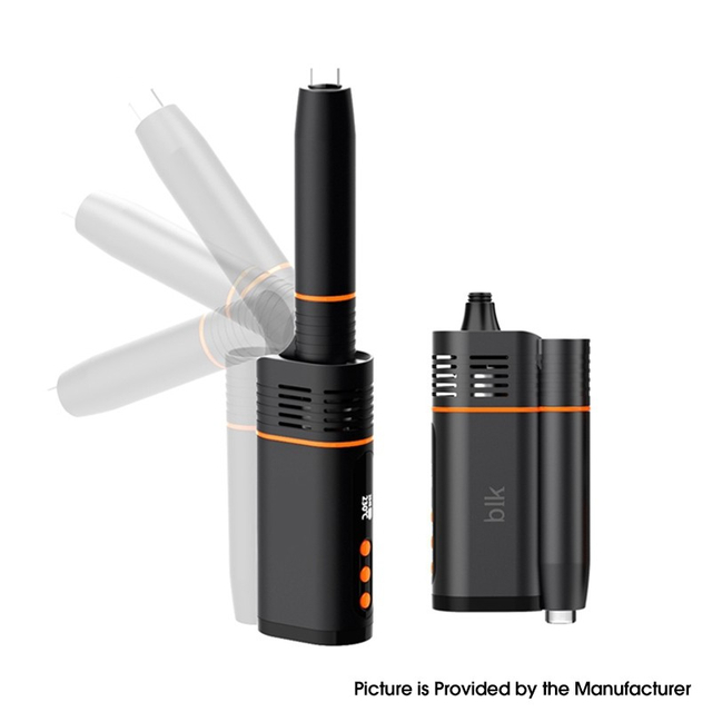 Аутентичный Kingtons Blk Ротари сухой трава и восковой испаритель Vape комплект 1800 мАч, 1,0 мл, 0,6 Ом