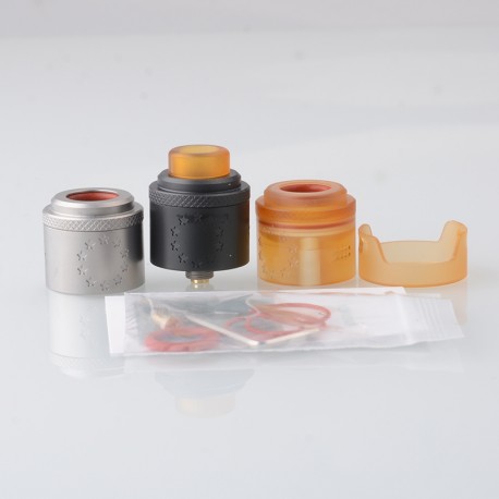 Authentic Timesvape Honor RDA Rebuildable Dripping Vape Atomizer Stainless Steel + PEI, BF Pin, 24mm