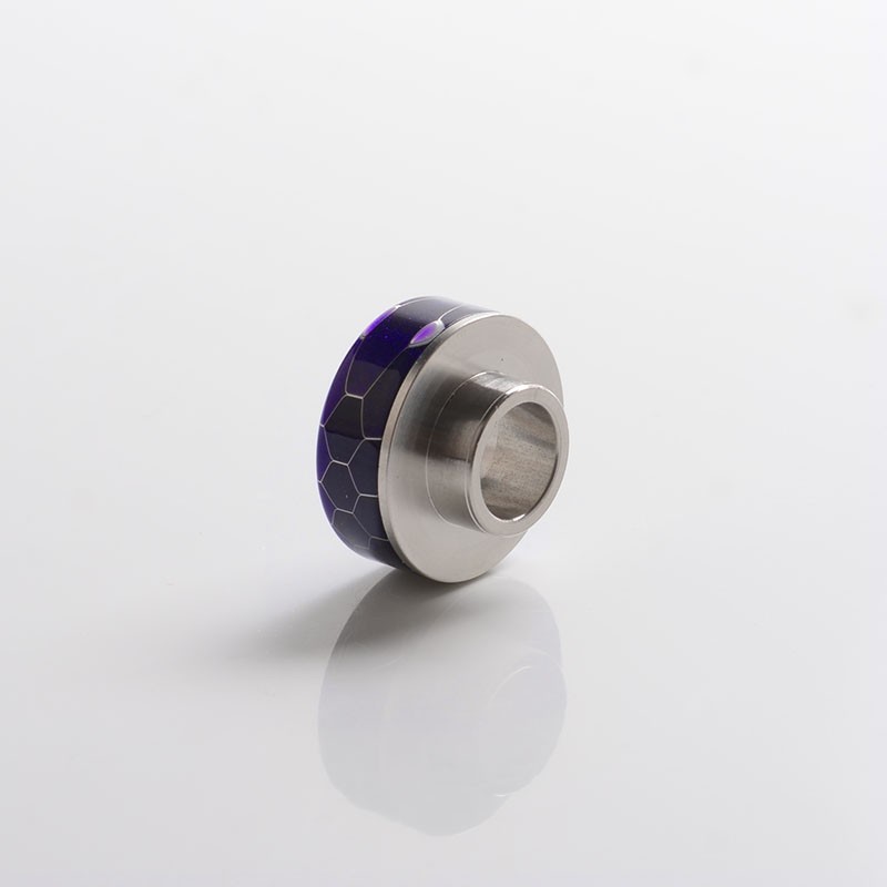 Authentisch Steam Crave Aromamizer Ragnar RDTA Ersatz 810 Weitbohrer Tropfspitze - Lila, Wabenharz + SS, 22 mm Durchmesser