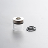정통 Auguse ERA MTL RTA 교체 상단 충전 상단 캡 탱크 튜브 -은, 스테인레스 스틸 + 유리, 3ML, 타입 B