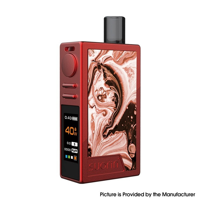 AUTENTICO SUORIN ELITE 40W 1100MAH VW Mod Pod System Starter Kit in lega di zinco + resina 3.1ml, 1,0ohm