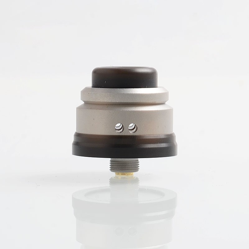 Authentic Gas Mods Nova RDA Rebuildable Dripping Atomizer w/ BF Pin - Silver, Stainless Steel, 22mm Diameter