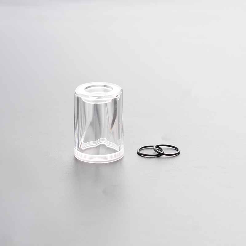 Authentic Auguse Replacement Diamond Top Cap Tank Tube for Auguse V1.5 MTL RTA - Transparent, PC, 4.0ml