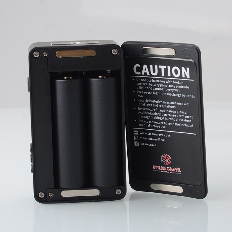 Authentic Steam Crave Hadron Plus DNA250C 200W Box Mod Advanced Kit with Plus V2 RDTA 1~200W, 2 x 21700, 8ml