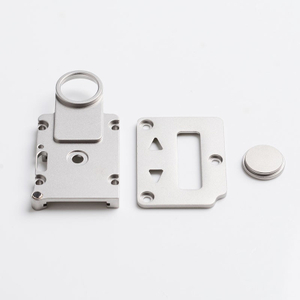 SXK Fire Button + Screen Plate + Button Plate Set for SXK BB 60W / 70W Box Mod Kit - Silver, 316 Stainless Steel (3 PCS)