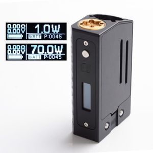 SXK Sunbox E8 Moonraker 70W Sliding VW Vape Box Mod Compatible with 22mm Atomizer ~70W, SEVO 70W, 1 x 18650