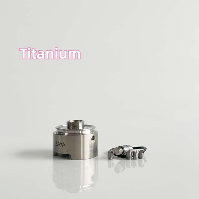 Rekavape Baya Style RTA 탱크 분무기 -4.2ml,은/티타늄 1.2/1.5/1.8mm 에어 핀 22mm 직경