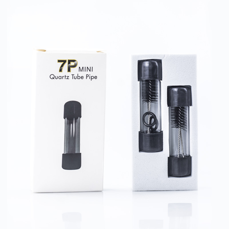 7pmini Quartz tube tube de tuyau de remplacement pour le verre pour vaporisateur à herbe sèche sèche 