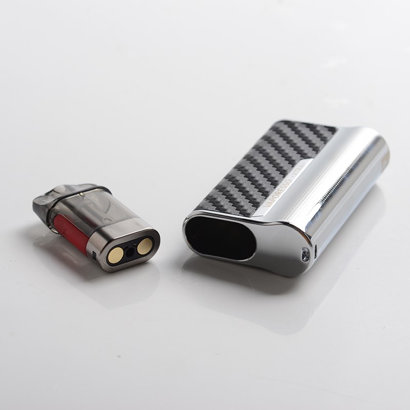 Autêntico Vaporesso Xtra 900mAh POD System Vape kit inicial - prata, 2ml, 0,8OHM / 1.2OHM