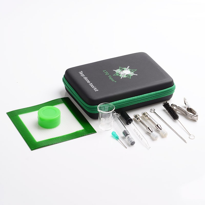 Аутентичный демон -убийца Terp Condet Tool Kit - стакан + шприц + игла шприца + капельница + грязь + кисть + силиконовый коврик и коробка