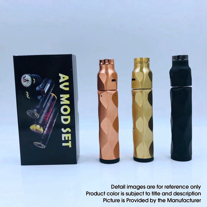 18650 The Stealth Style Mechanical Mod + Battle Style RDA Atomizer