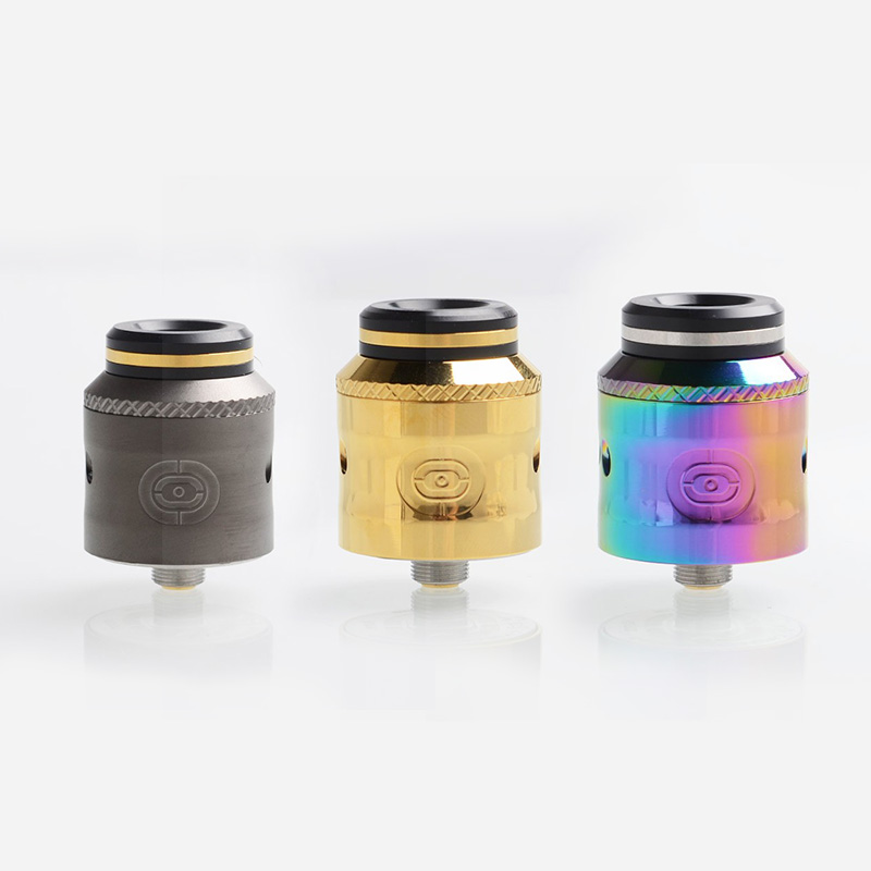 Authentic Augvape Occula RDA Rebuildable Dripping Atomizer w/ BF Pin, Stainless Steel, 24mm Diameter