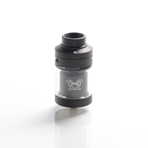 Authentic Hellvape Dead Rabbit V2 RTA Tangki yang dapat dibangun kembali Vape Atomizer - Black, Stainless Steel, 2ml / 5ml, diameter 25mm