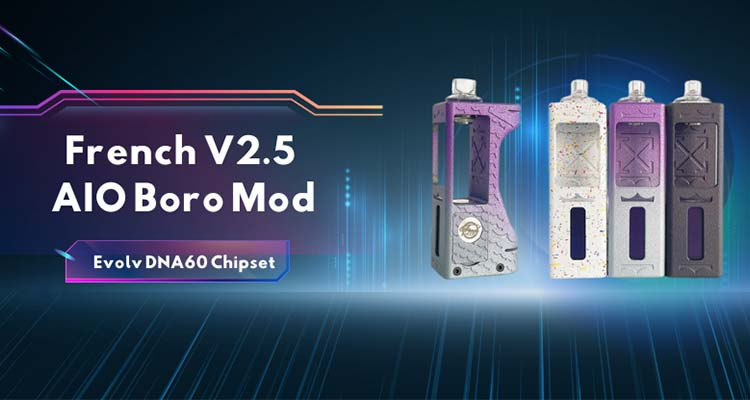 French-V25-STYLE-AIO-BORO-MOD-BLACK-VW-160W-1-X-18650-EVOLV-DNA60-CHIPSET-3D-PRINT（1）