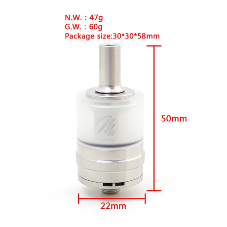 SXK Monarchy J3S Style MTL RTA Rebuildable Tank Vape Atomizer