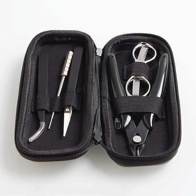 Coil Building用のAuthentic Avidartisan DIYツールミニキット-Pliers + Tweezers + Coil Jig + Sacissors